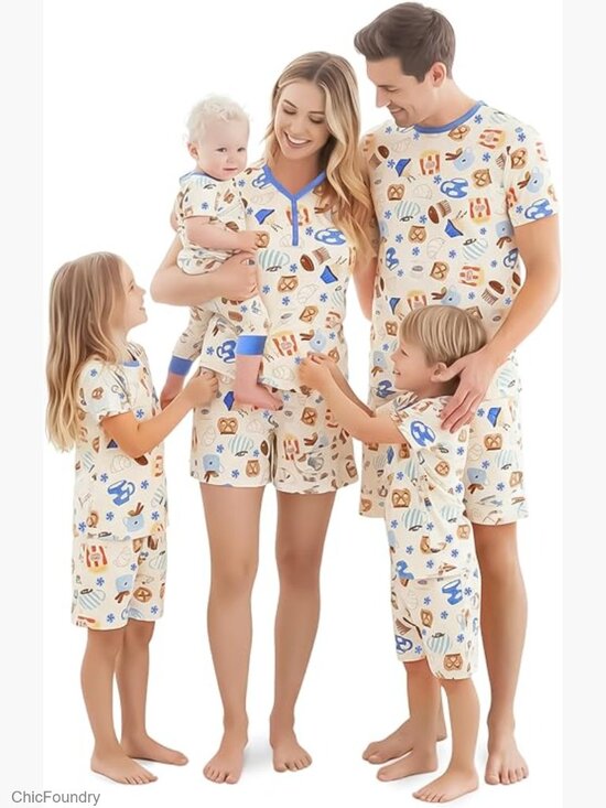 Other - Women's Bamboo Viscose Pajama Set Short Sleeve